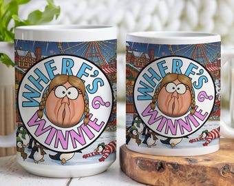'Where Winnie's Weihnachtstasse, Gag Geschenk (11oz 15oz)