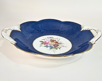 Coalport COA138 Windsor Sweet Dish Floral Center Gold Trim Fine Bone China England