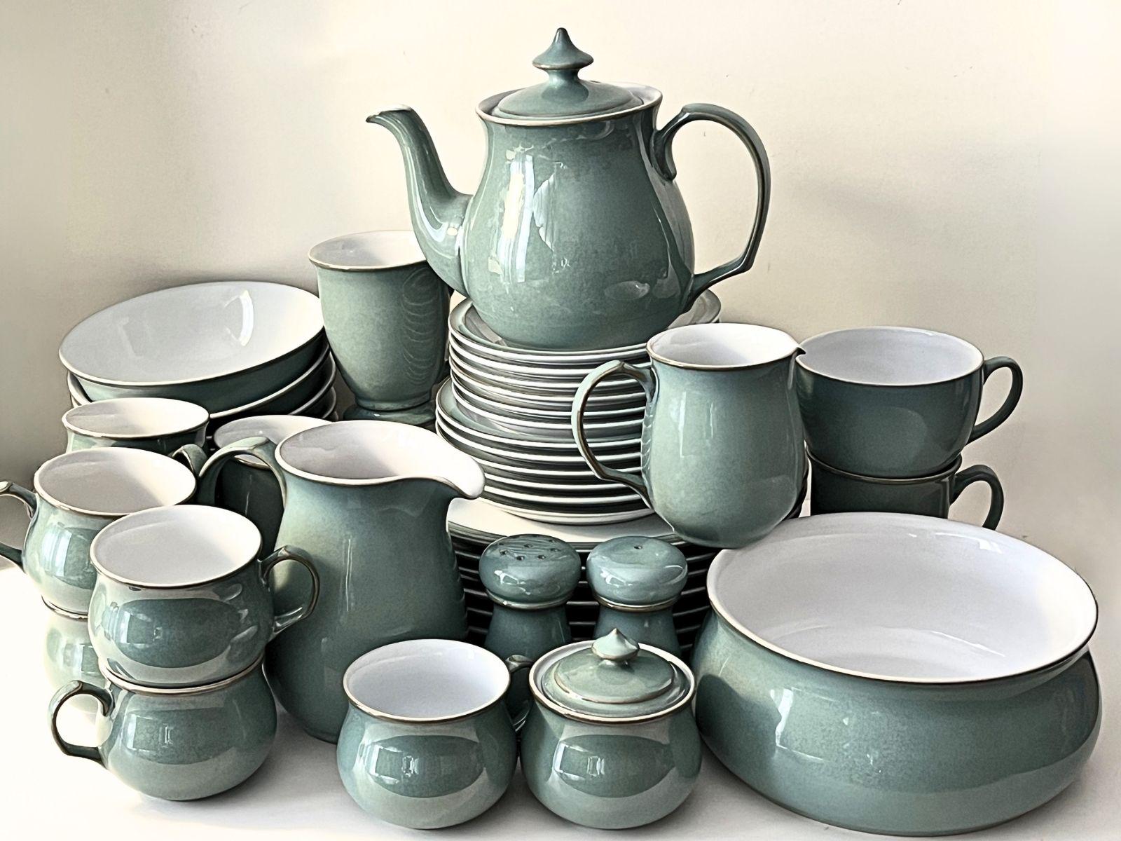 Denby Regency Green Teapot - Etsy