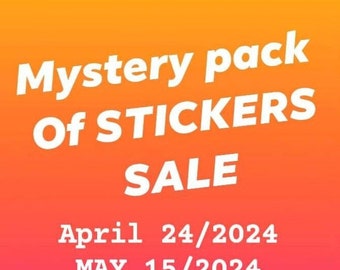Mystery Pack of sticker sale