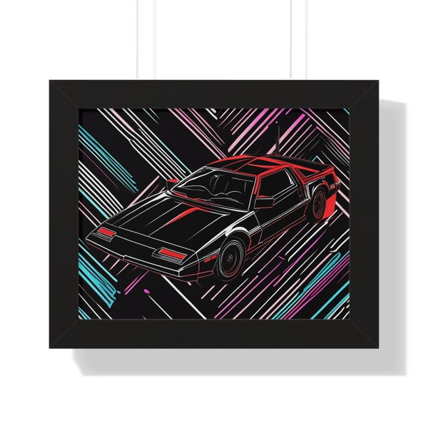 Pontiac Trans Am Framed Horizontal Poster