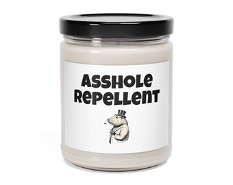 A-Hole Repellent Scented Soy Candle, 9oz