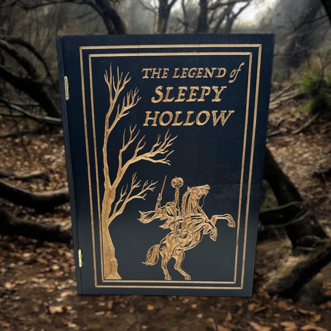 Handmade Sleepy Hollow Book Box – Headless Horseman Secret Keepsake - Etsy