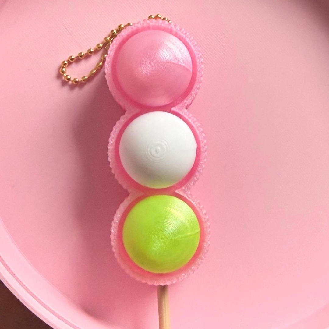 Iridescent Dango Clicker Keychain - Etsy