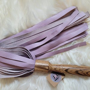 Wood and Leather Flogger