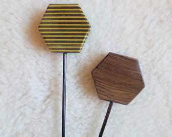 Handcrafted Hexagon Evil Stick
