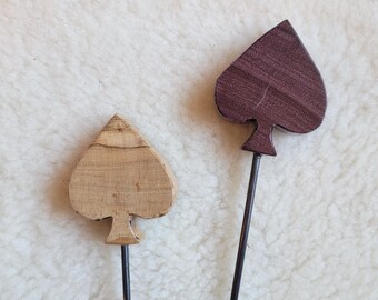 Handcrafted Spade Evil Stick