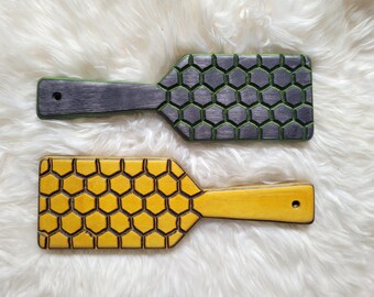 Handcrafted Birch Honeycomb Paddle
