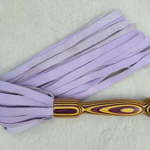 Wood and Leather Flogger