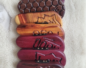 Handcrafted Wood Hand Paddle - Righty
