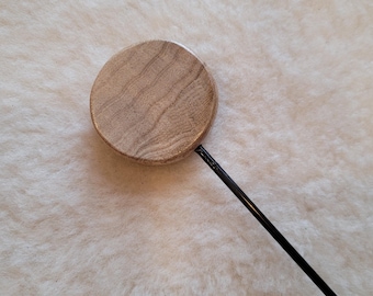 Handcrafted White Limba Wood Evil Stick