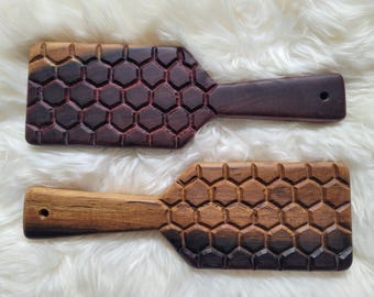 Handcrafted Katalox Honeycomb Paddle