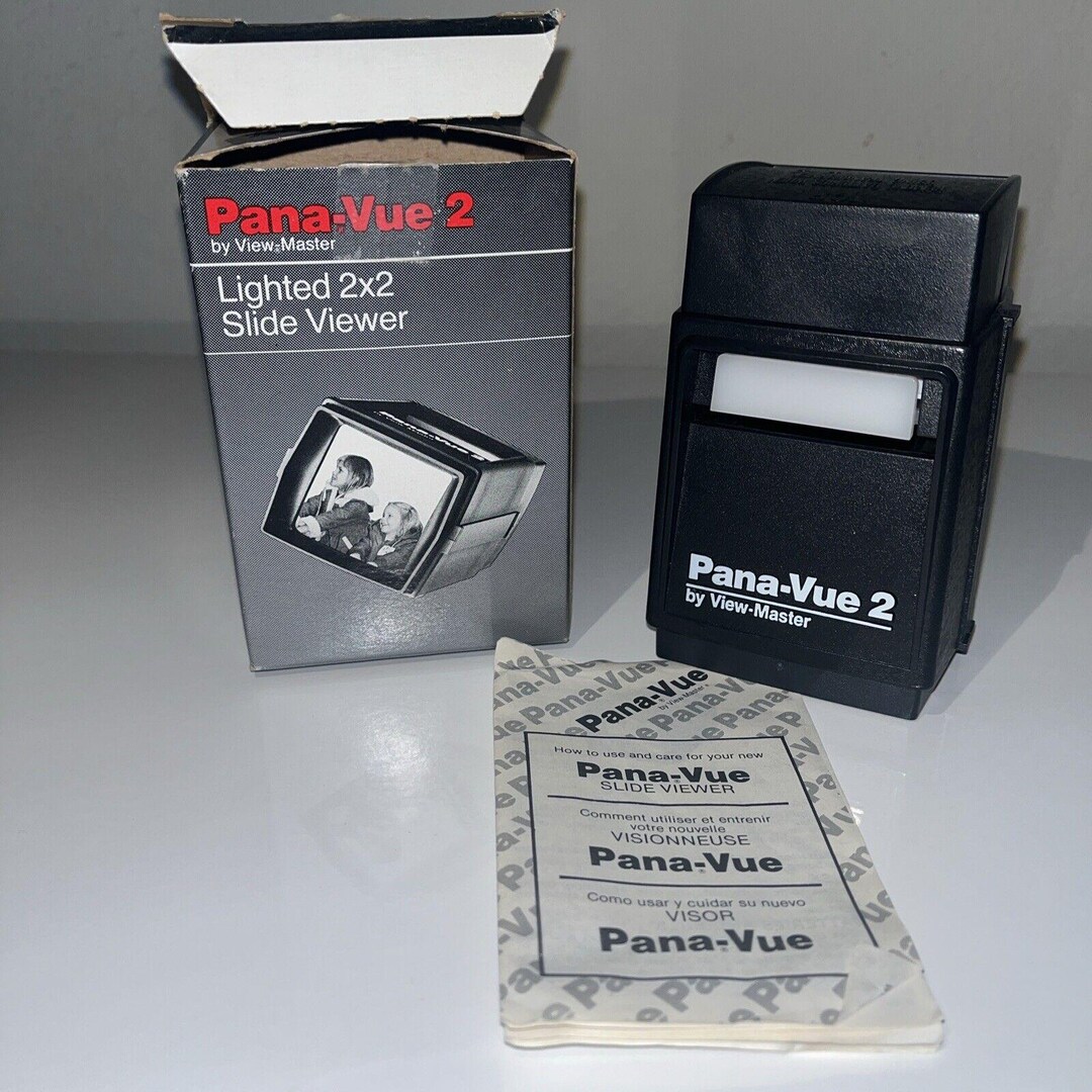 35mm Slide Viewer Pana-vue 2 126 Cartridge Super Master Lighted 2x2 - Etsy