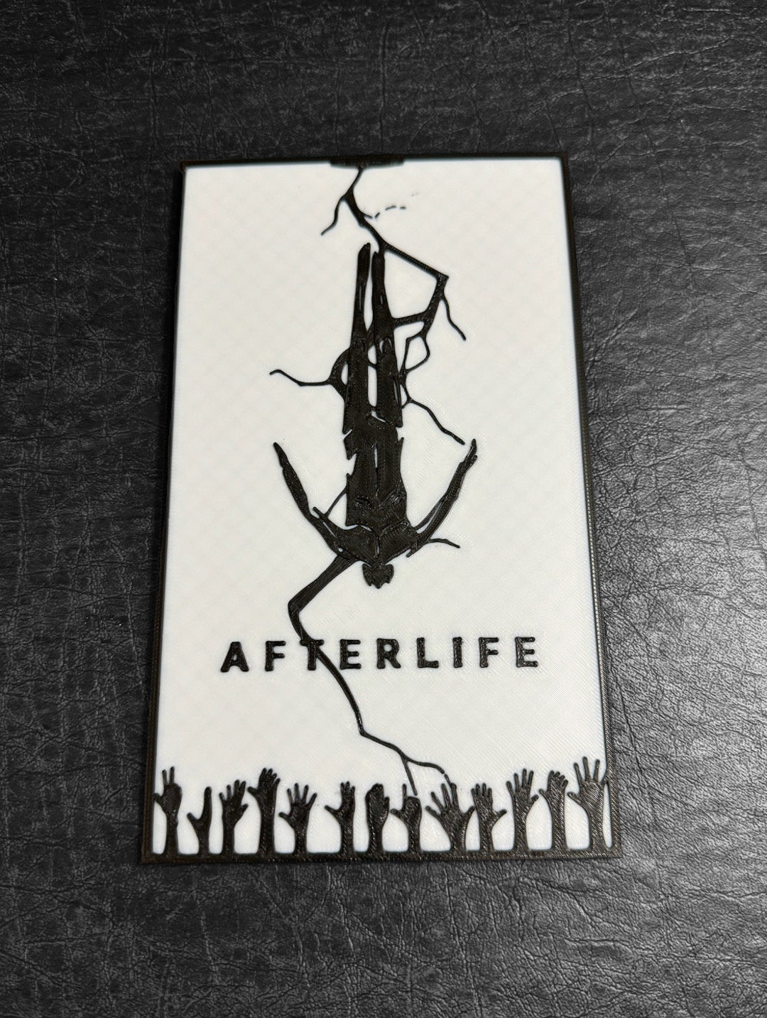 Afterlife Logo Wall/desk Plate. 7 3/4”x4 1/2” X 3/16” Thick. for ...