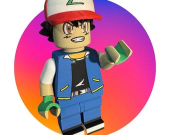 Ash Ketchum Jumbo 8 1/4” tall