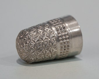 Antique English Charles Horner Sterling Thimble 1906 MINT