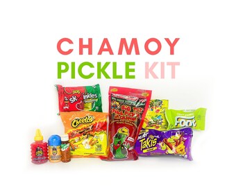 Chamoy Pickle kit cadeau augurk chamoy kit cadeau voor verpleegster moeder augurk minnaar verpleegster cadeau augurk kit chamoy voor haar pittige Mexicaanse augurk cadeau kit