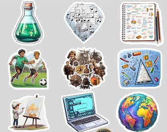 10 Cute Kawaii Cat Digital Icon Stickers Precropped Canva PNG Download ...