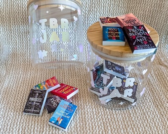 Mini Books for a To Be Read Jar or Mini Library | Custom Acrylic Mini Books
