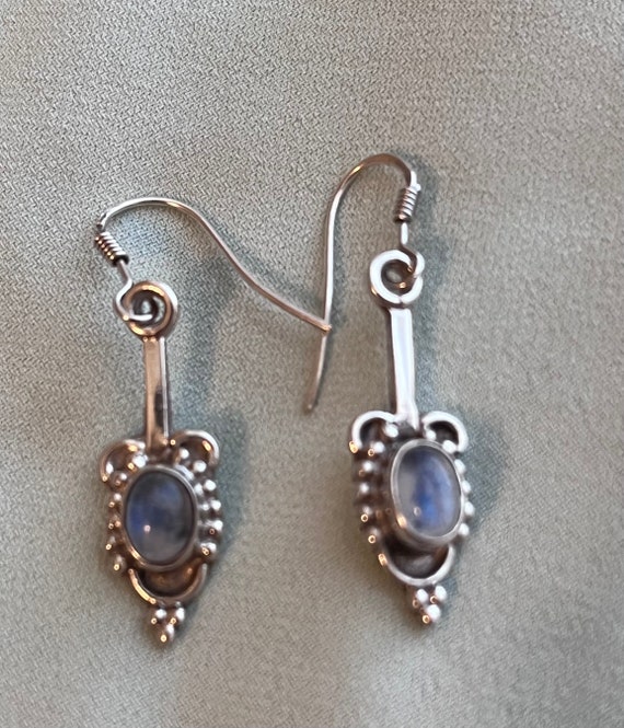 Moonstone silver 925 earrings