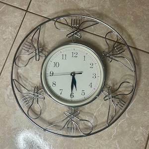 Silverware Clock
