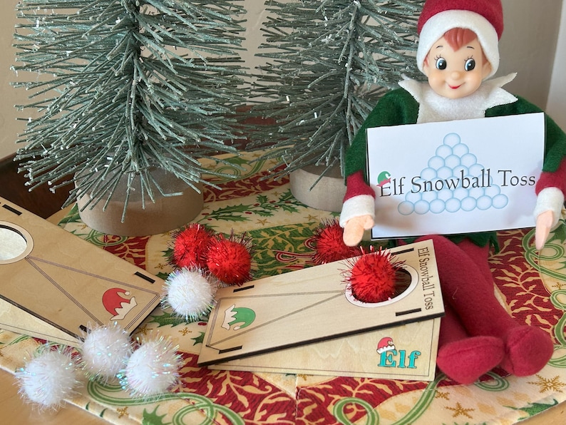 Elf Toss Elf Snowball Toss - Etsy