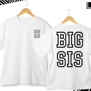 Big Brother Little Bro Shirt, Big Sister Little Sis Tshirt, Sibling Tees, Matching Family Shirts, Sibling Gifts, Pregnancy Announcement Tees