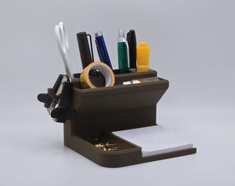 Office Supply Holder for Desktop -  Storage Organizer Minimalist Simple Design