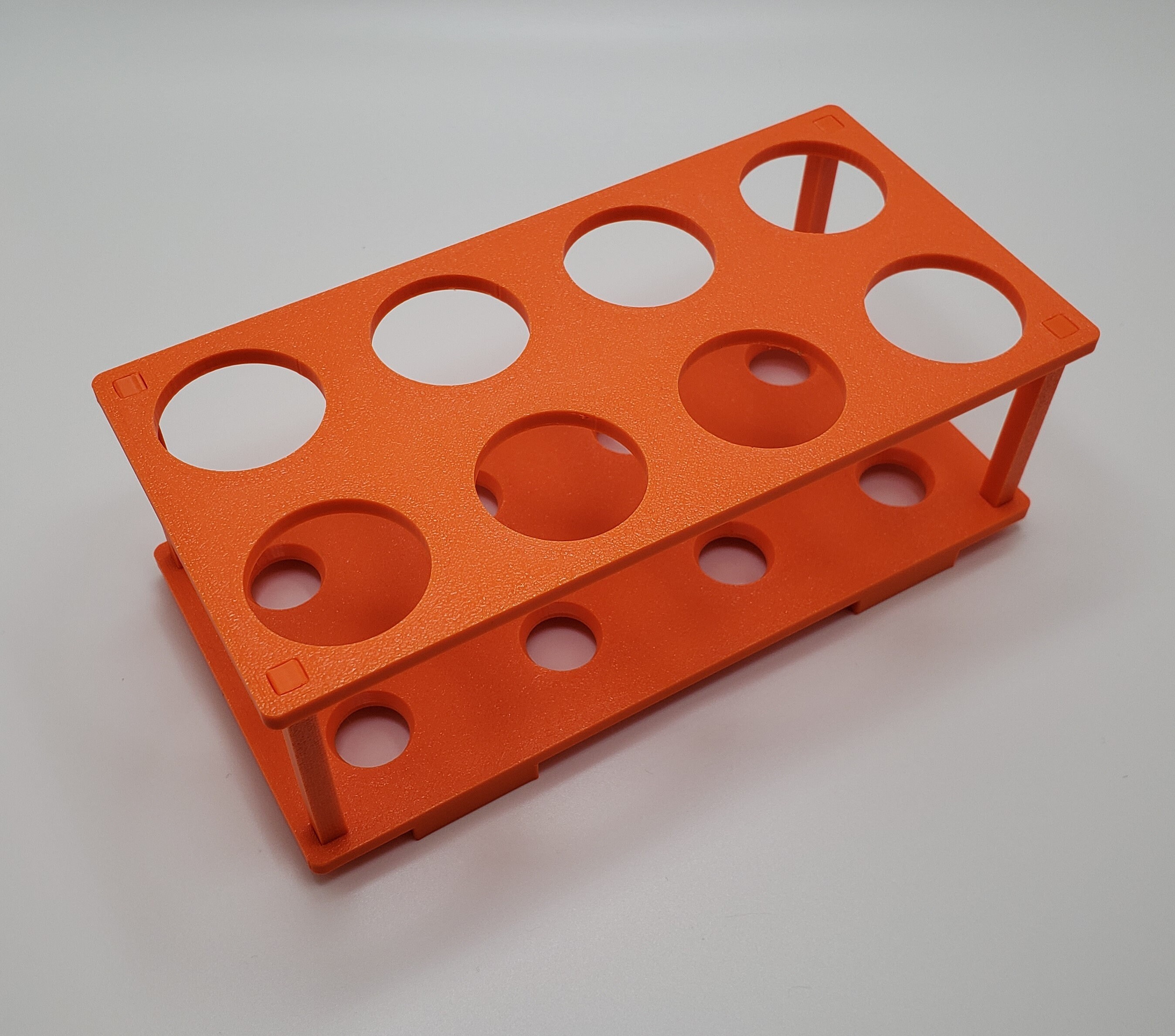 PP Plastic Test Tube Rack Holder 21 Holes Yellow For 30mm Test Tubes - View #6