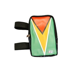 Sac avec drapeau guyanais CP sac de cuisse Festival costume de carnaval sac de jambe unisexe femme homme