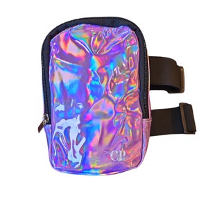 Sac de carnaval violet CP sac de cuisse Costume de festival sac de jambe unisexe femme homme