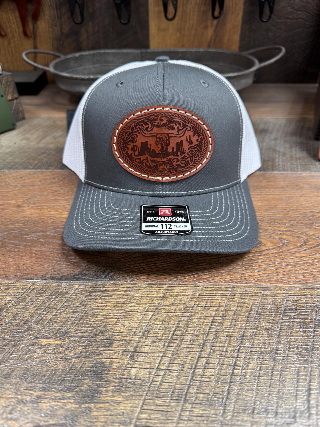 Cowboy Richardson 112 Trucker King Ranch Embroidered Cap Hat Western Country TX vintage king ranch hat - TikTok Shop main image 2
