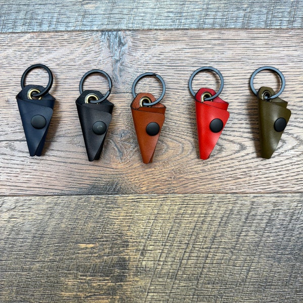 Key Wrap | Key Organizer | Hand Made | Hand Burnishing | 5 Key Holder | Key Chain | EDC Keychain | Premium Leather | Minimalist Keychain|