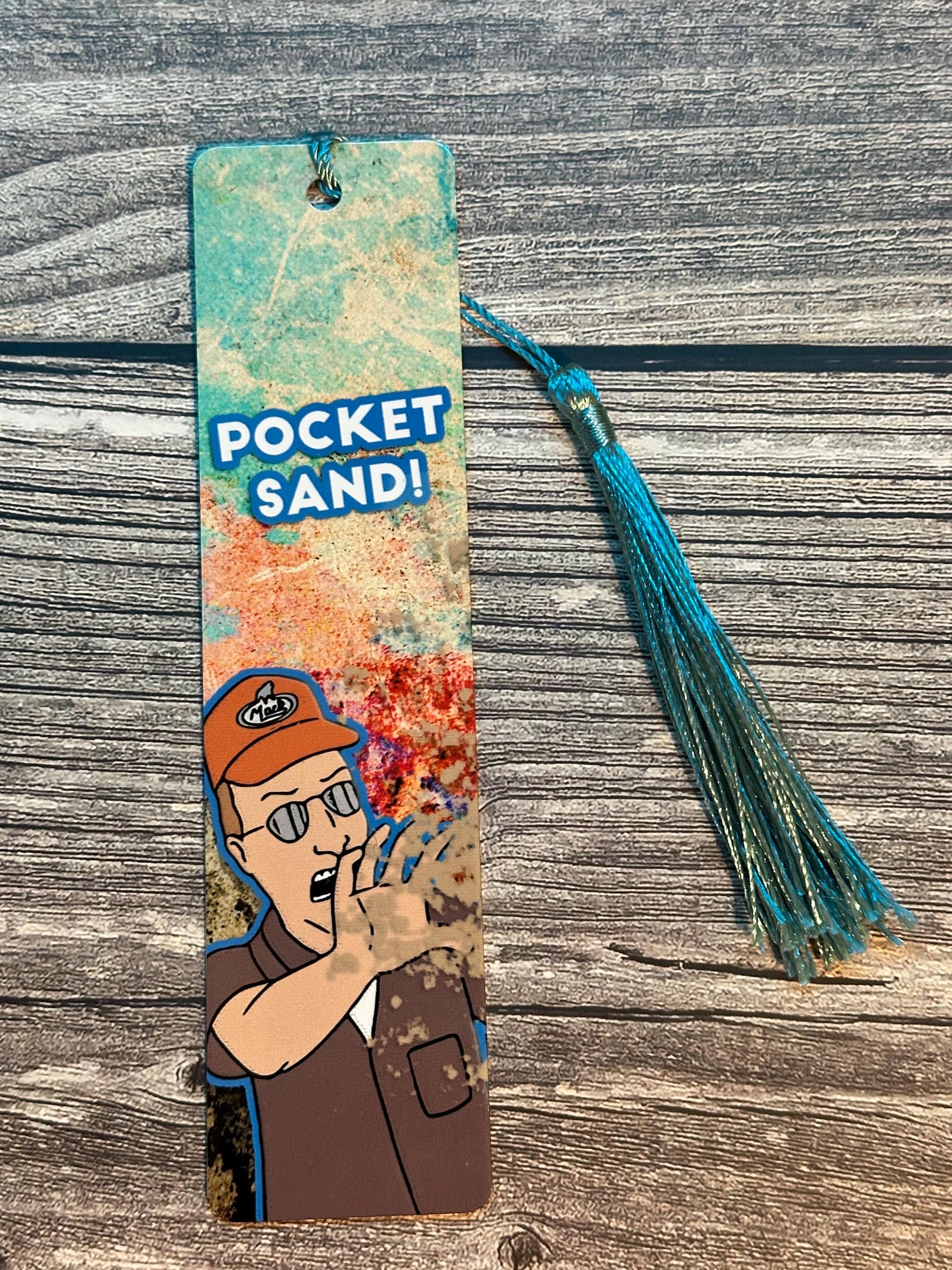 Pocket Sand Label Pocket Sand Metal Bookmark: Funny Book Lover Gift - Etsy