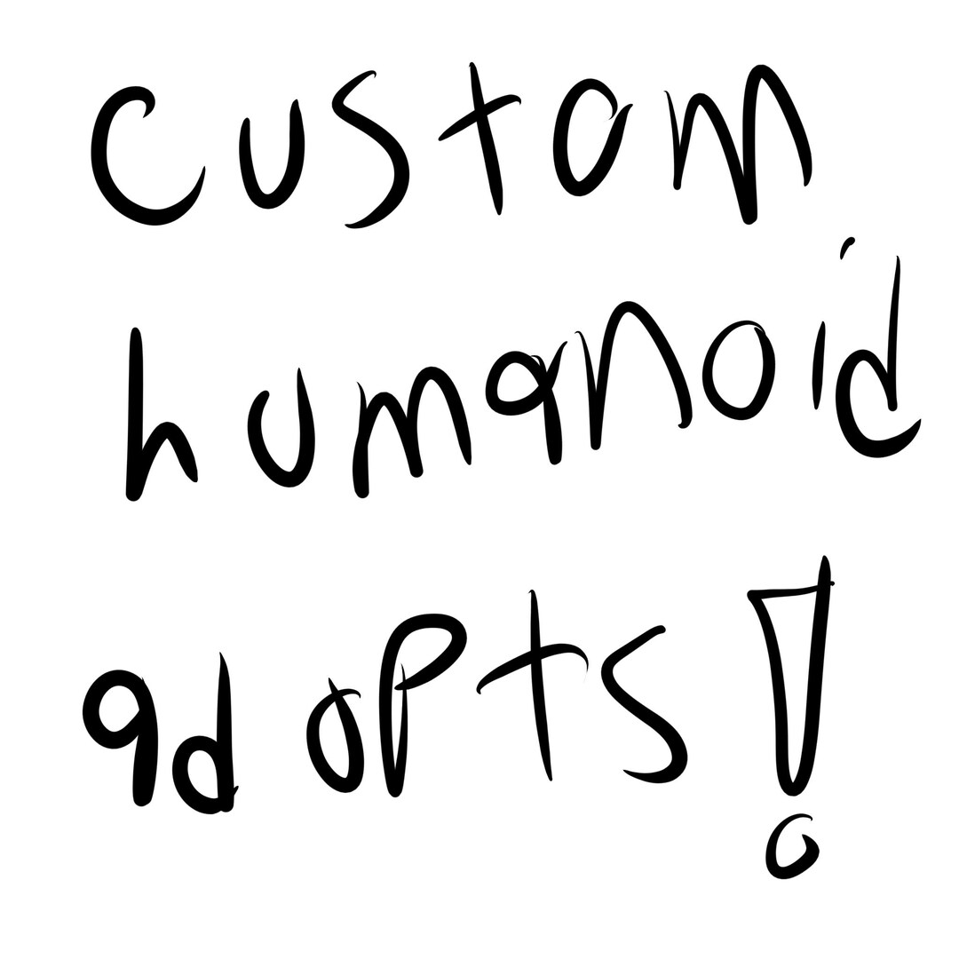 Custom Humanoid Adoptables - Etsy