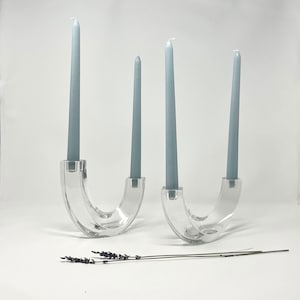 Vintage NACHTMANN (Germany) Marc Aurel Candle Holders  | Crystal Candlestick Holders Set | Vintage Decor