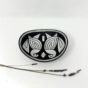 1960s Marianne STARCK (Denmark) Bowl | Michael Andersen and Son Negro Series no. 5457 | Danish Mid Century Ceramics | Compromised