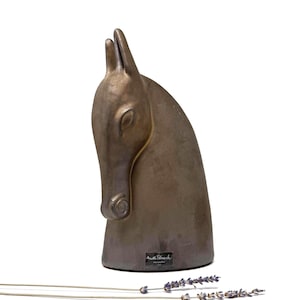 1990s IKEA Anette Edmark (Sweden) Brodd Horse Statue | Vintage Ikea Horse Sculpture | Swedish Pottery | Scandinavian Design | Vintage Decor