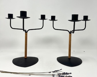 ラウリッズ・ロンボーグ チーク材キャンドルホルダー：ミッド