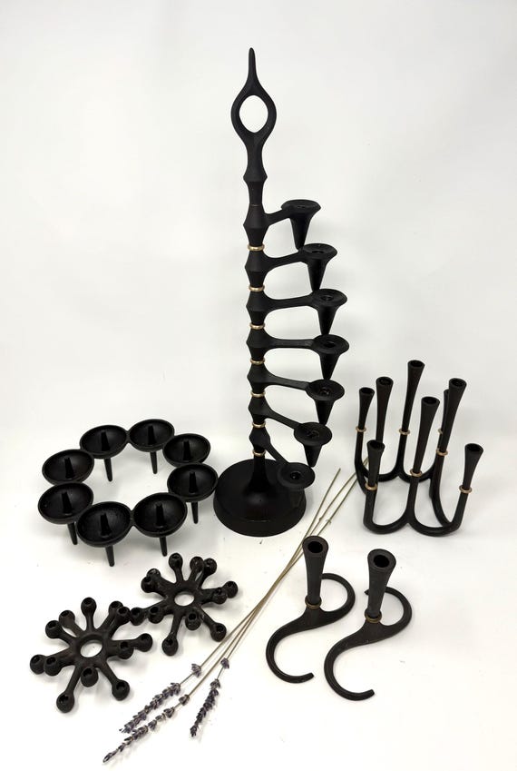 Dansk キャンドルホルダー　デンマーク1960代　ミッドセンチュリー 1960年代 DANSK (デンマーク) 燭台 |ダンスクのための Jens