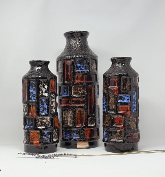 Années 60 Maurice CHALVIGNAC (Canada) Vases | Poterie canadienne