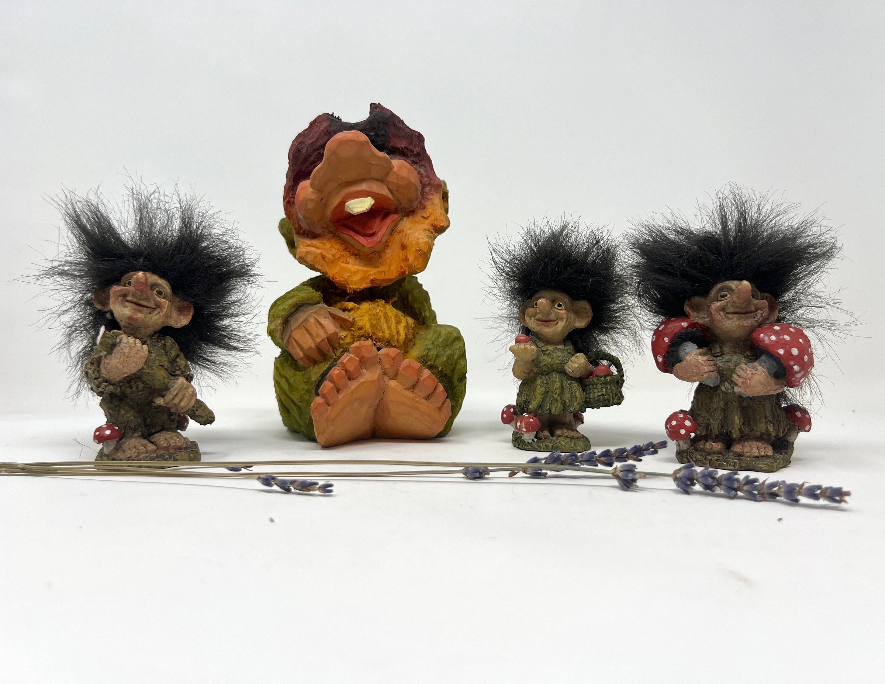 Vintage Norwegian Trolls | HENNING Troll | Candy Design Miniature