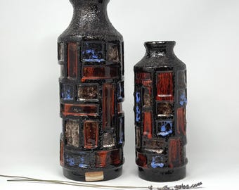 1960s Maurice CHALVIGNAC (Canada) Vases | Canadian Pottery | Mid Century Modern Pottery | Vintage Decor