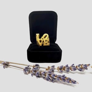Robert indiana love ring - Etsy 日本