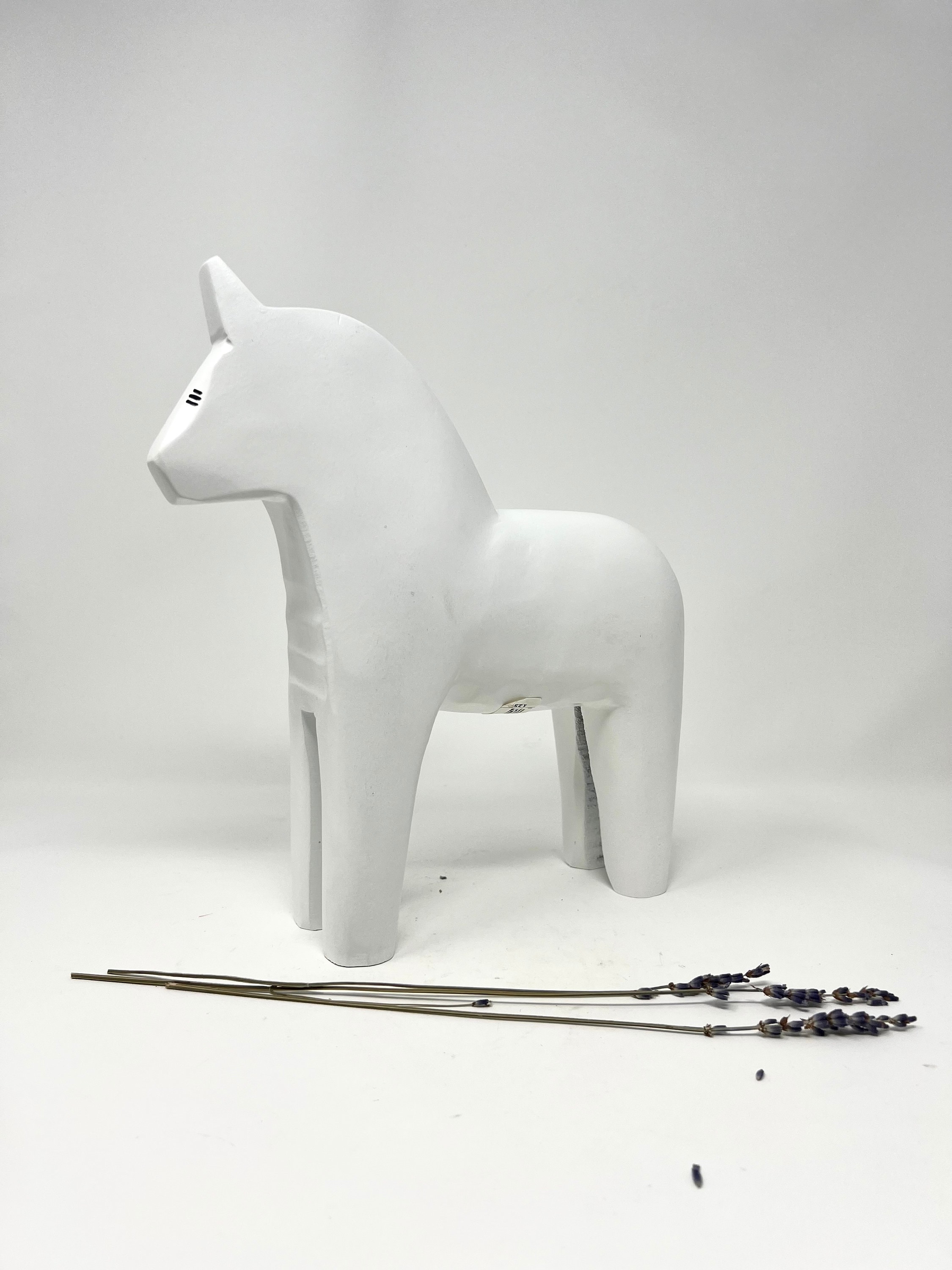 IKEA STOLLE ダーラホース 青 水玉 ヴィンテージ 木馬 北欧雑貨