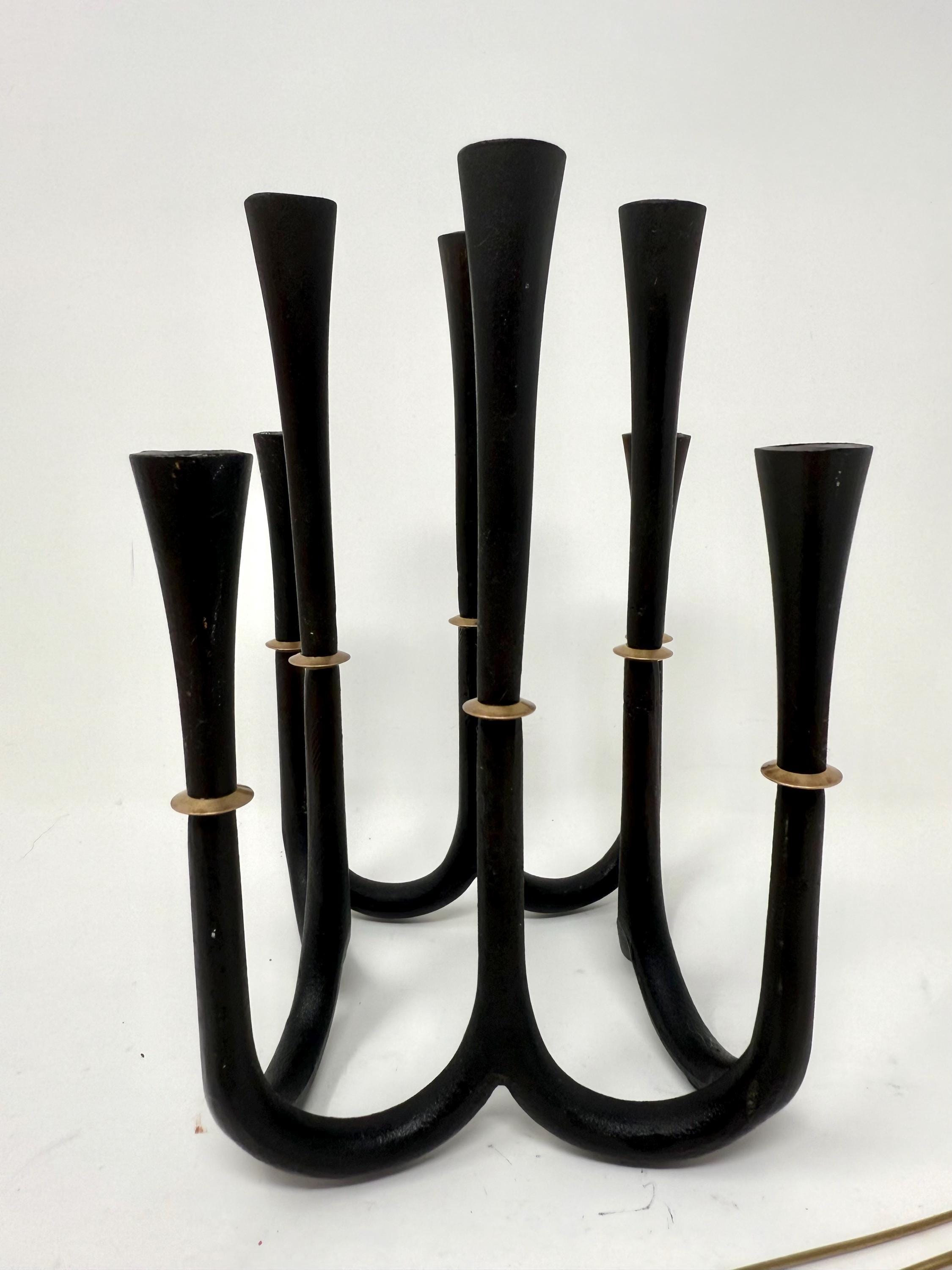 Dansk キャンドルホルダー　デンマーク1960代　ミッドセンチュリー 1960年代 DANSK (デンマーク) 燭台 |ダンスクのための Jens