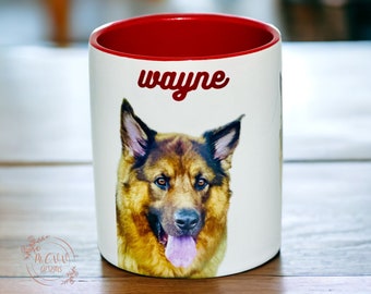 Taza personalizada para mascotas, taza para perros personalizada, taza para gatos personalizada, taza de café para mascotas, taza para amigos de mascotas, taza de café con retrato de mascota, taza de café con nombre de mascota