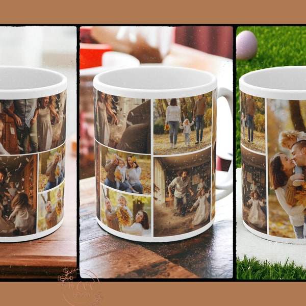 Personalized Coffee Mug, Custom photo Mug, Custom Mug, Gift Mug, Special Occasion coffee Mug, Family photos Mug, Photo frame mug
