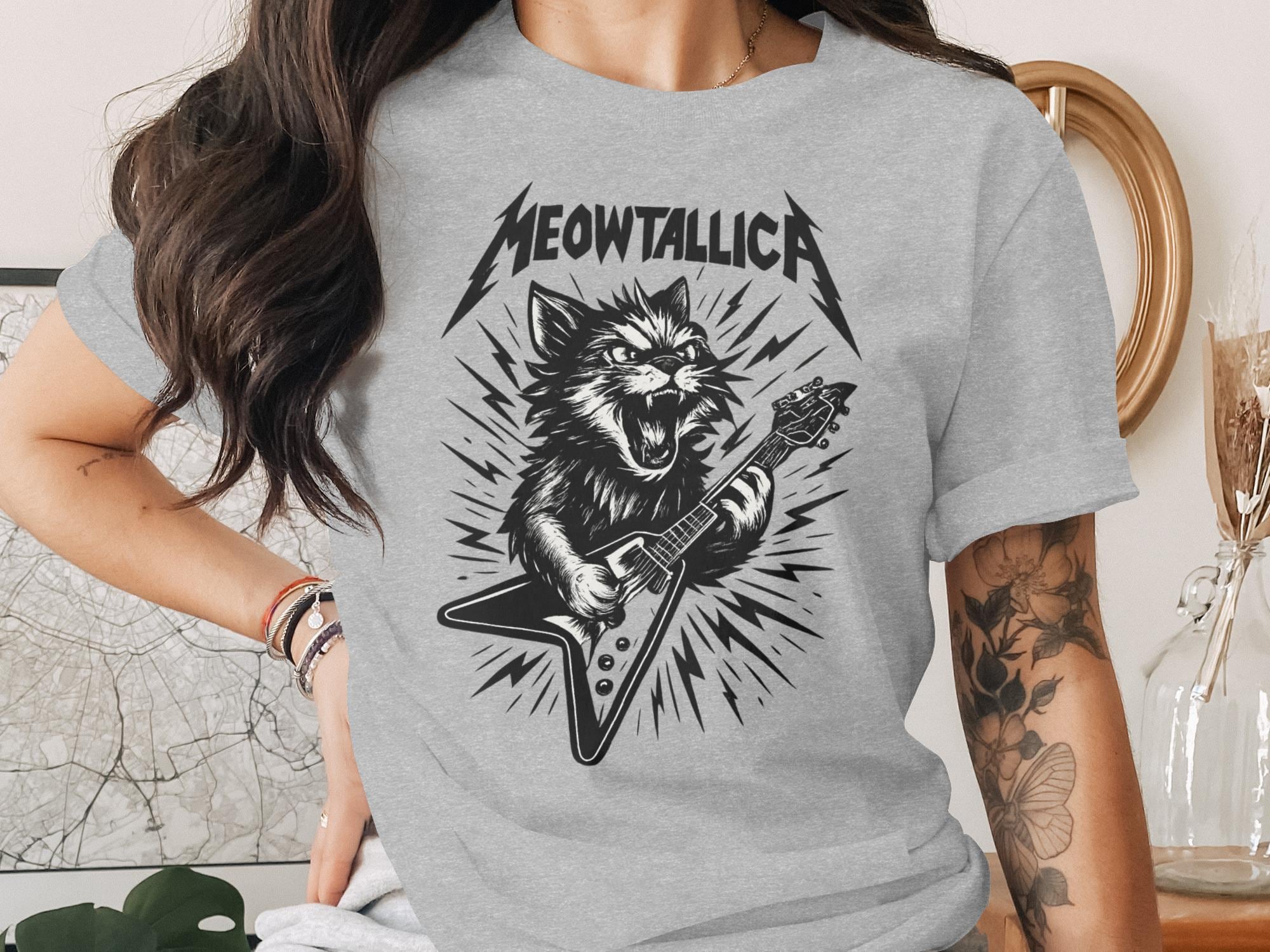 Meowtallica shirt - Etsy 日本