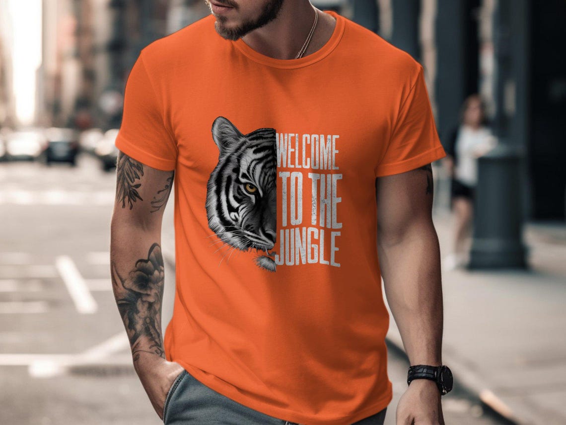 Tiger Face Graphic Tee main image 1